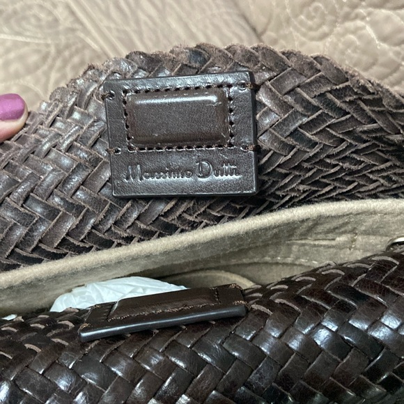 Massimo Dutti woven bag dark brown - Picture 3 of 12